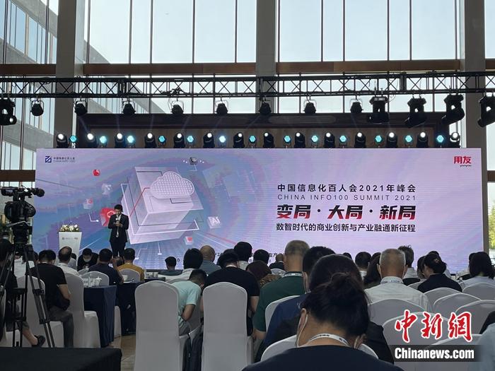 9月11日至12日。中国信息化百人会2021年峰会上进行。中新网记者 吴涛 摄